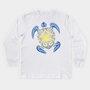 Sea Turtle Kids Long Sleeve T-Shirt